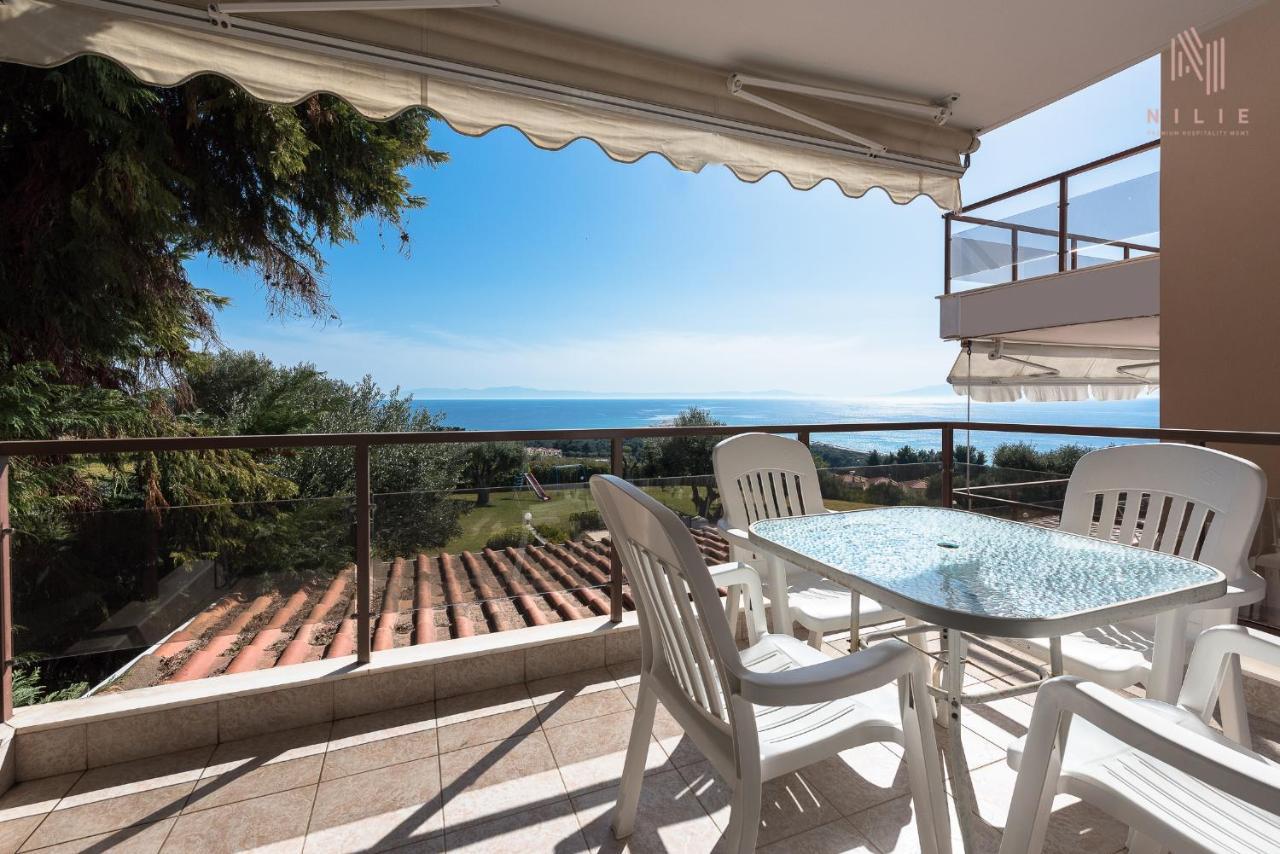 Breathtaking Villa, Nilie Hospitality Mgmt Possidi Buitenkant foto