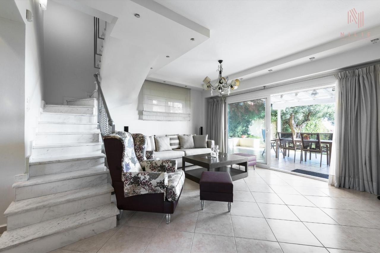 Breathtaking Villa, Nilie Hospitality Mgmt Possidi Buitenkant foto